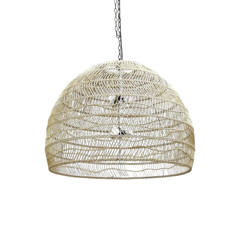 rattan ceiling Light