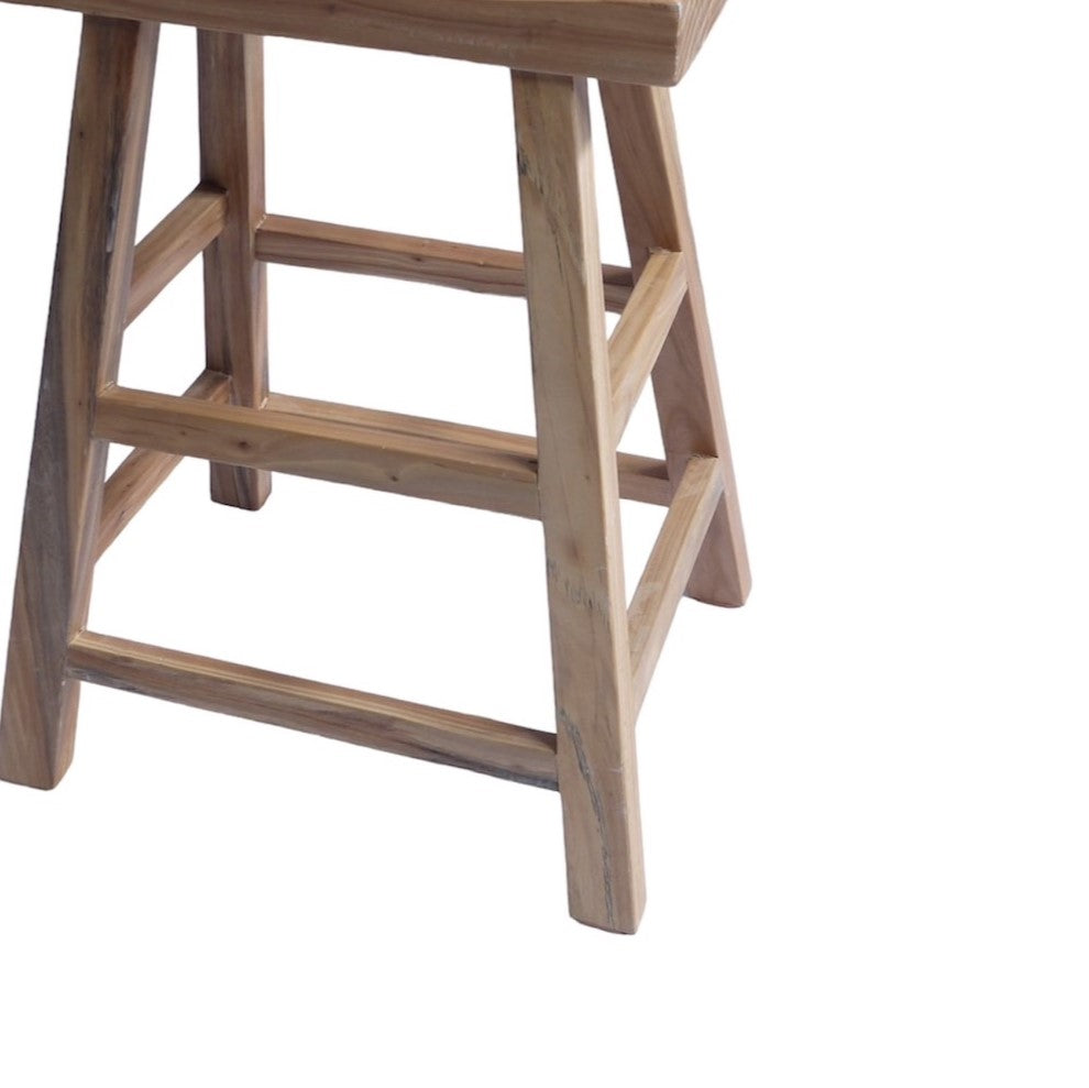 Elm wood High stool