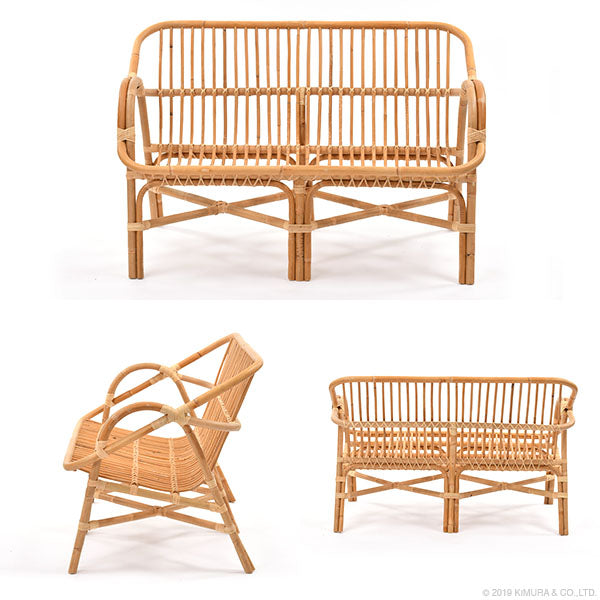 Rattan 2P Sofa