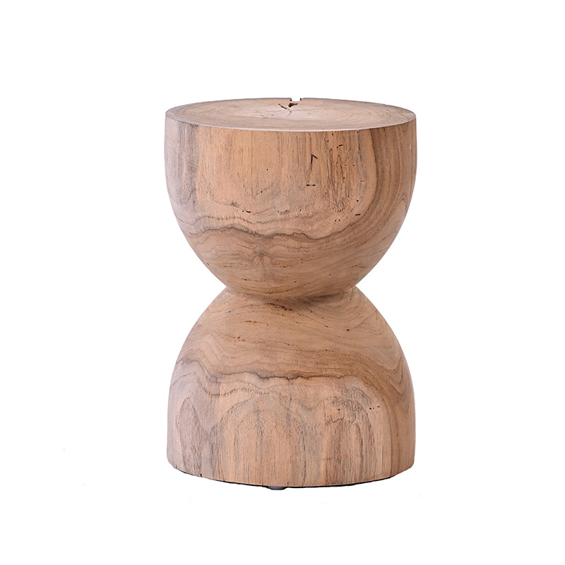 SIDE TABLE & ROUND STOOL