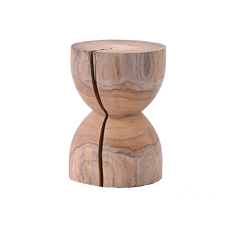 SIDE TABLE & ROUND STOOL