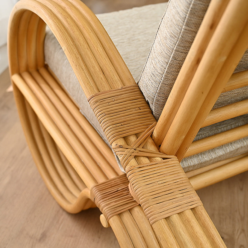 Rattan personal lounge chair