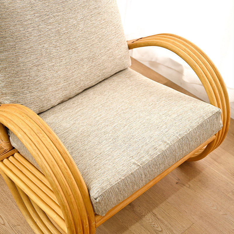 Rattan personal lounge chair