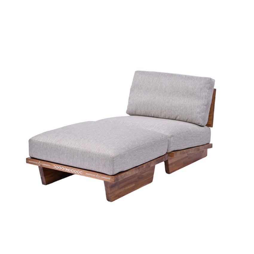 Hawaiian style Ottoman