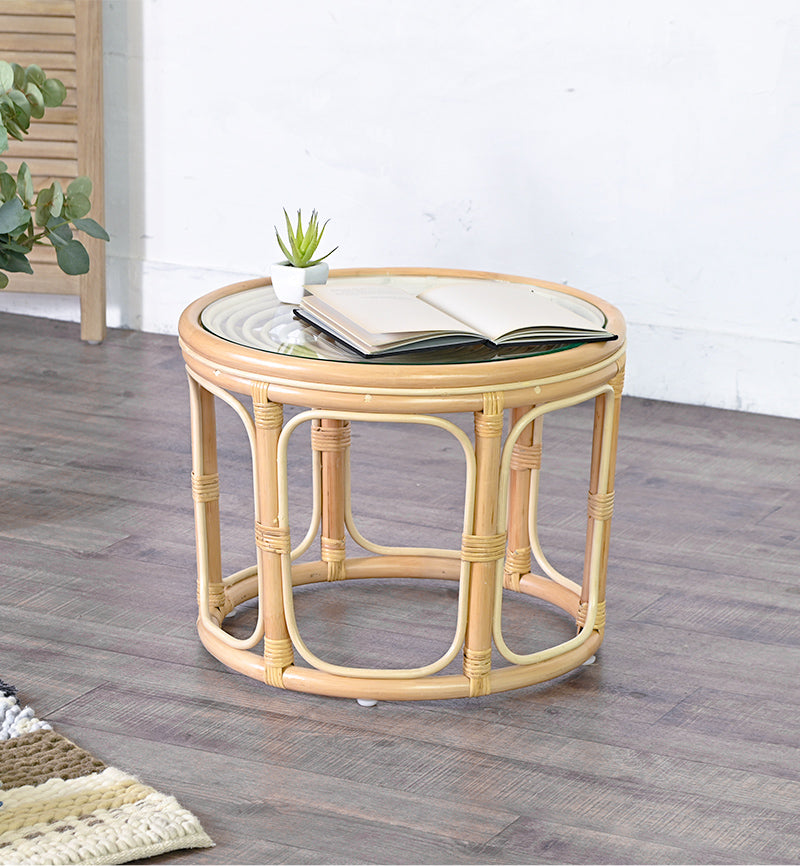 Rattan Side Table