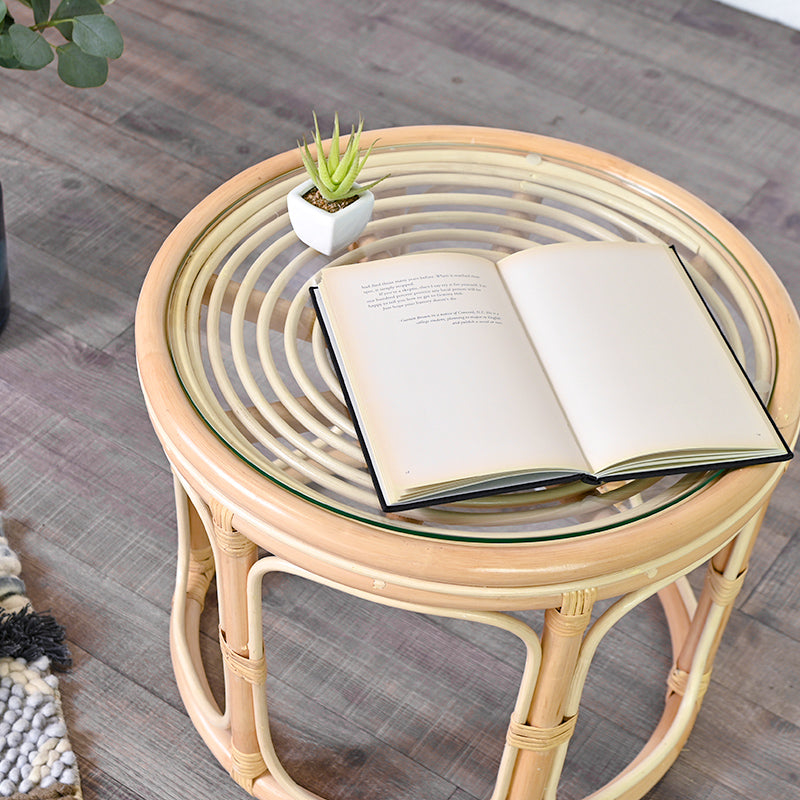 Rattan Side Table