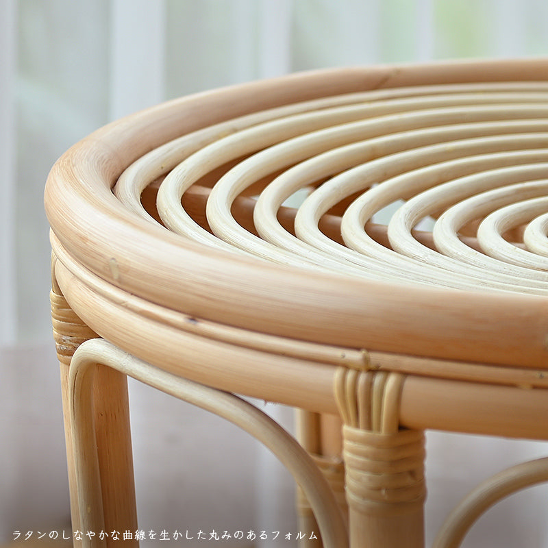 Rattan Side Table