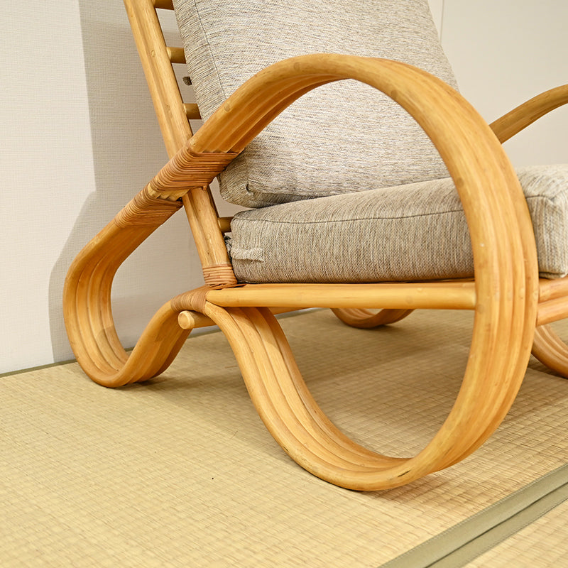 Rattan personal lounge chair