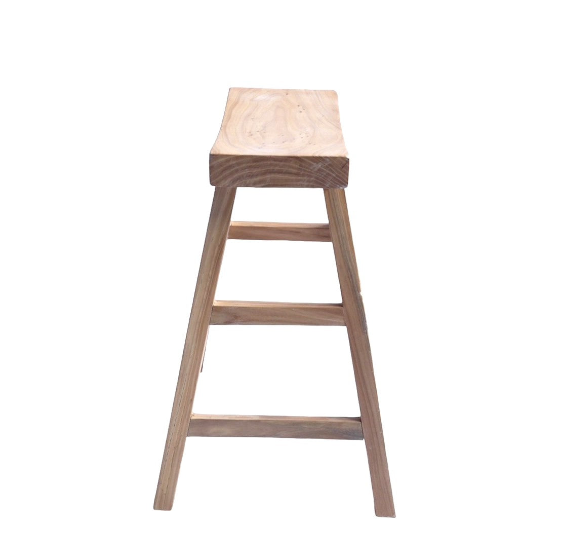 Elm wood High stool