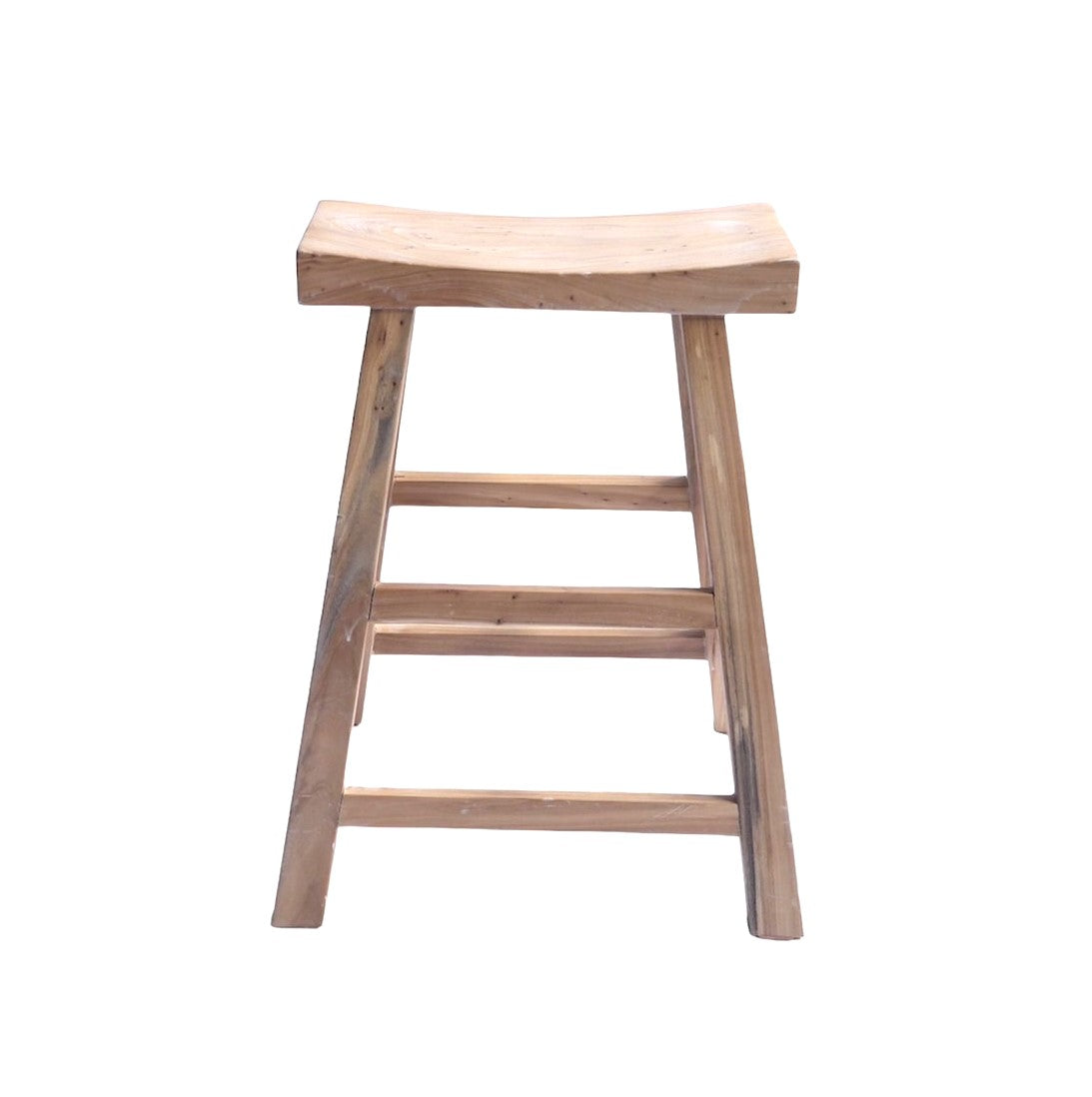 Elm wood High stool
