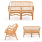 Rattan 2P Sofa