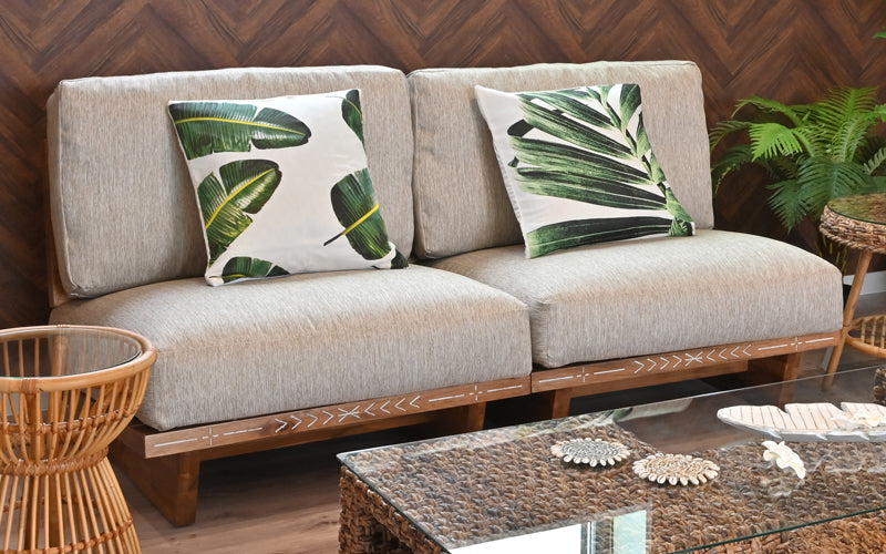 Hawaiian style sofa
