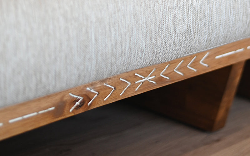 Hawaiian style sofa