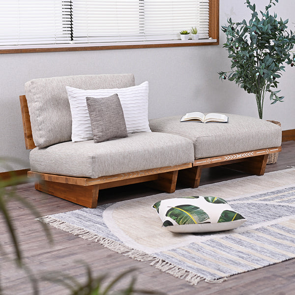Hawaiian style Ottoman