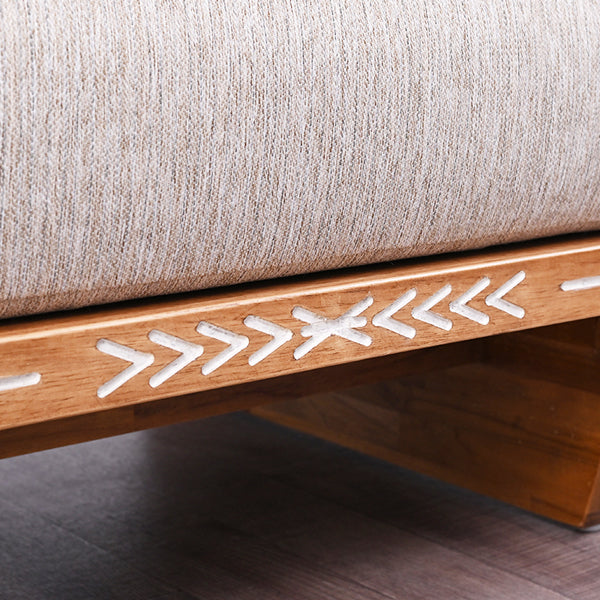 Hawaiian style Ottoman