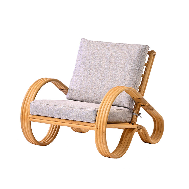 Rattan personal lounge chair