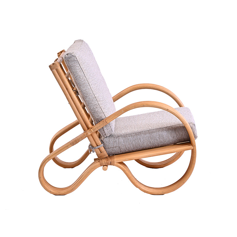 Rattan personal lounge chair